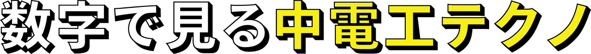 数字で見る中電工テクノ